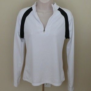 K-Swiss brand long sleeve sports half zip up shirt / sweatshirt size S